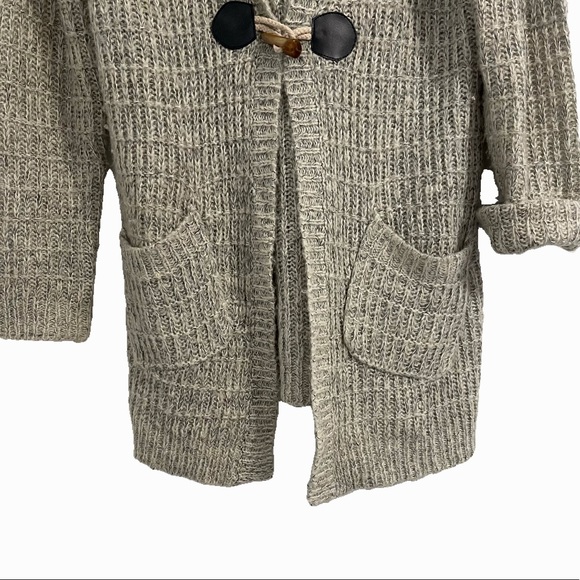 Hooded Houndstooth Clasp Cardigan - Picture 8 of 12